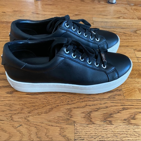 J Slides leather black platform sneakers - Picture 2 of 9